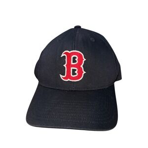 MLB Boston Red Sox Pacific Headwear Baseball Cap Mens Pre-Owned Hat Black Adjs